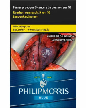 PHILIP MORRIS BLUE KS BOX 20