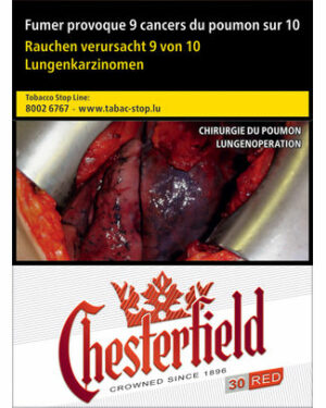 CHESTERFIELD RED KS BOX 30