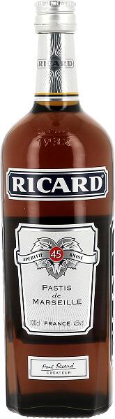 Ricard Pastis de Marseille 45° 1L