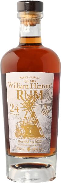 William Hinton Rum 3 ans "24 days of rum" 45° Madère